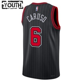 Maillot Enfant Chicago Bulls Alex Caruso 6 2022-23 Jordan Statement Edition Noir Swingman